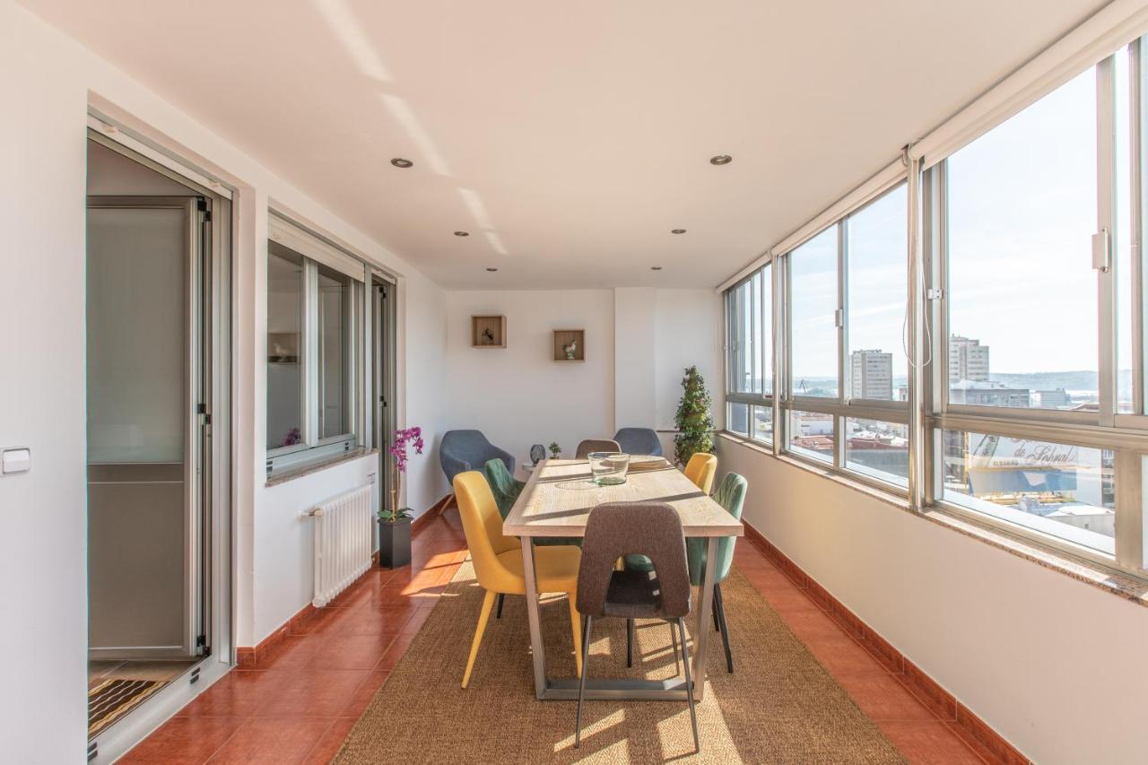 Luminoso Apartamento En Cuatro Caminos A Coruna Bagian luar foto