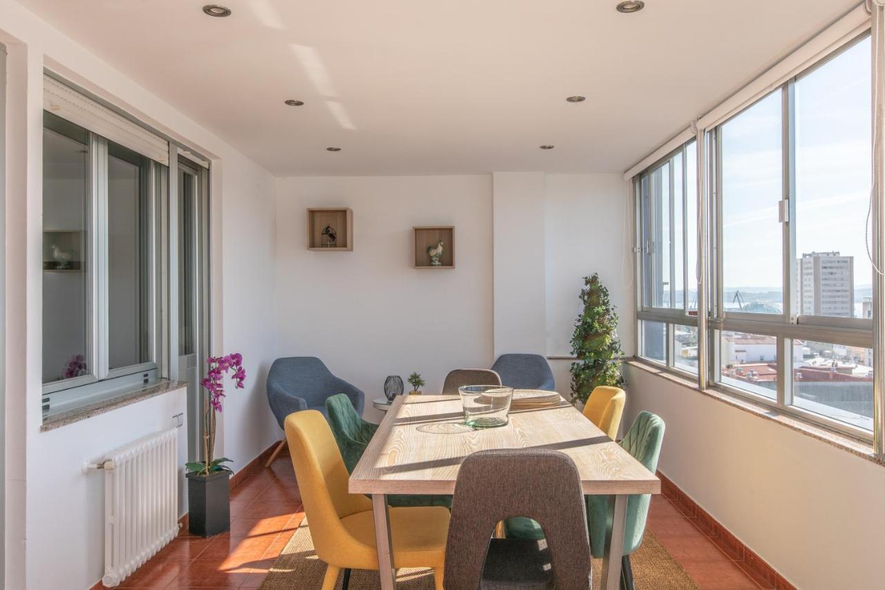 Luminoso Apartamento En Cuatro Caminos A Coruna Bagian luar foto