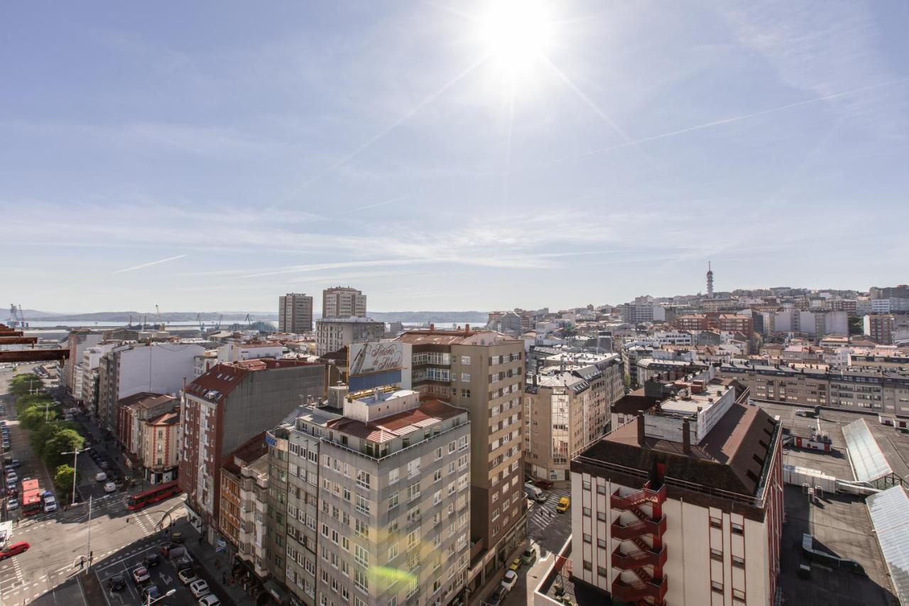 Luminoso Apartamento En Cuatro Caminos A Coruna Bagian luar foto